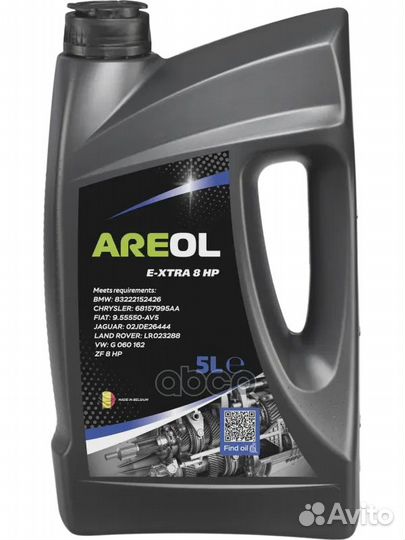 Areol E -xtra 8 HP (5L) масло трансм. для АКПП