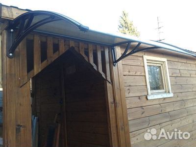 Козырьки Krovent из поликарбоната 1200х930х280