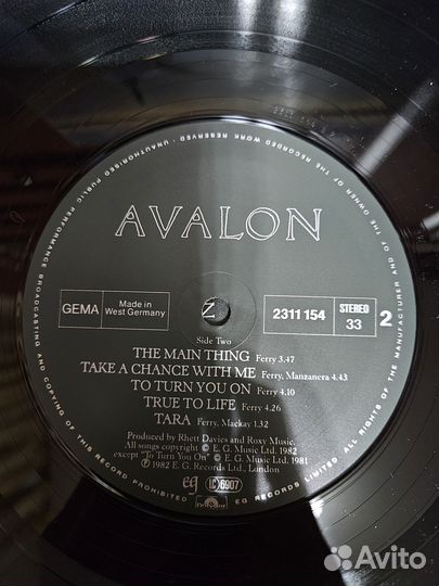 Roxy Music – Avalon