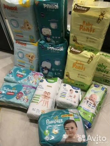 Подгузники трусики 0 1 2 3 4 5 6 7 размеры