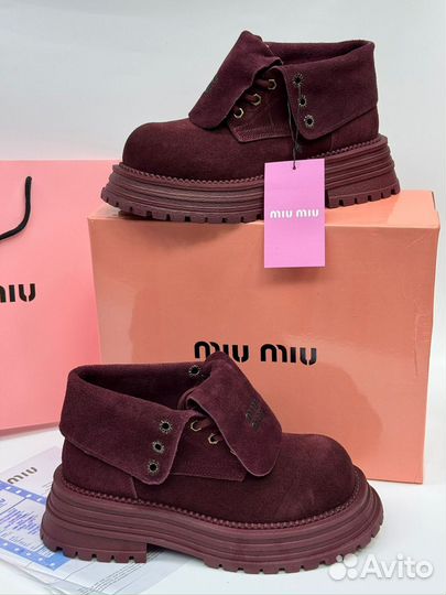 Miu Miu ботинки зимние