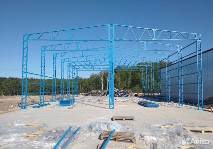 Строительство ангаров, складов по России