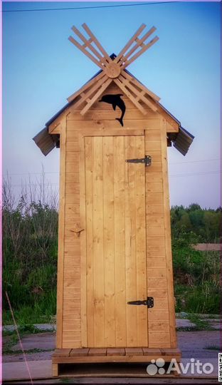 Дачный туалет с установкой KEY671