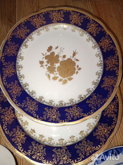 Посуда Гжель, СССР и другая