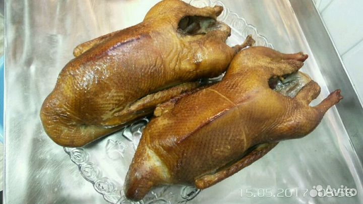 Гуси копчёные
