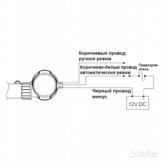 Насос осушительный автоматический 50 л.мин. 12В