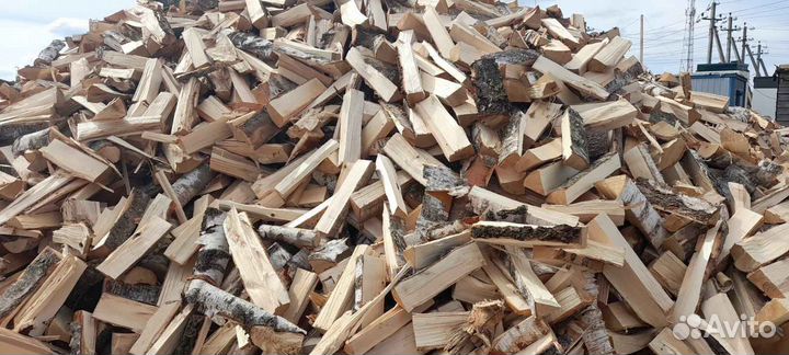 Дрова колотые береза