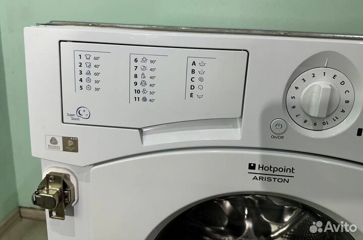 Стиральная машина встаиваема hotpoint-ariston 7кг