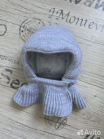 Шапка капор/шлем детская (40-42)