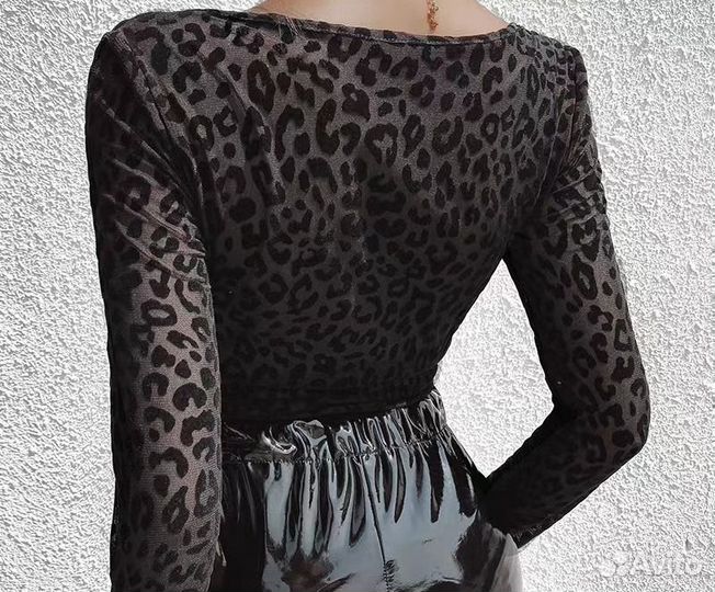 Сексуальное боди, леопардовый принт