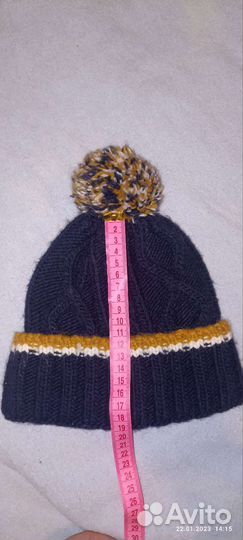 Шапка и варежки для мальчика 3-5 лет