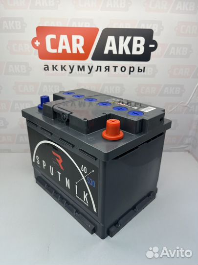 Аккумулятор новый 60Ач Спутник