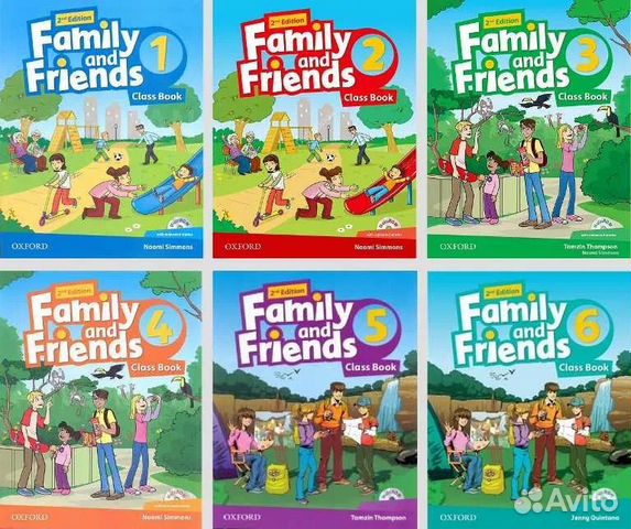 Комплект Family and Friends 1-6, 2nd edition