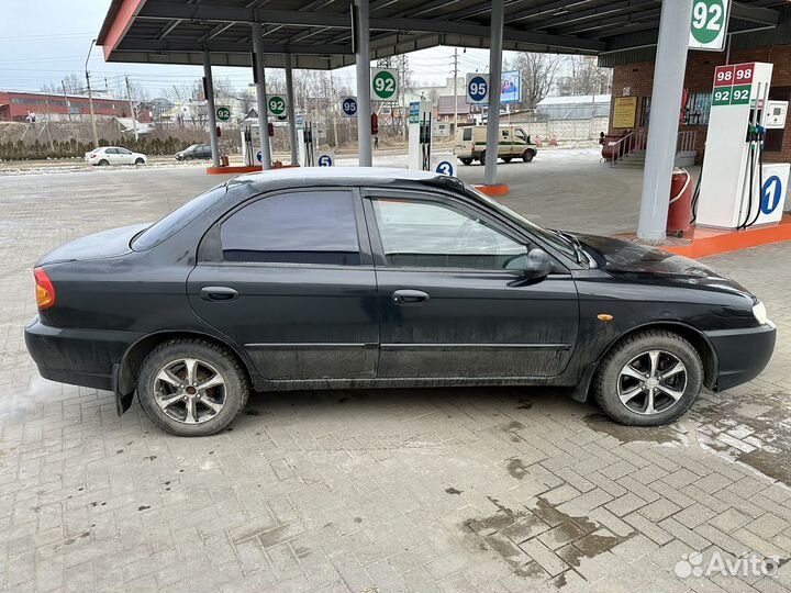 Kia Spectra 1.6 МТ, 2007, 201 000 км