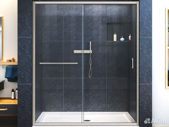 Стеклянная душевая кабина