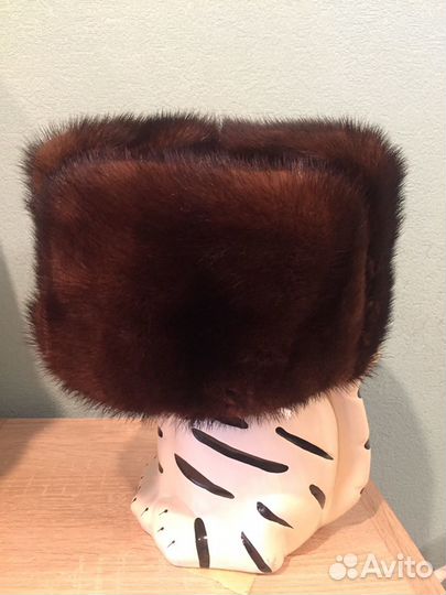 Норковая шапка мужская