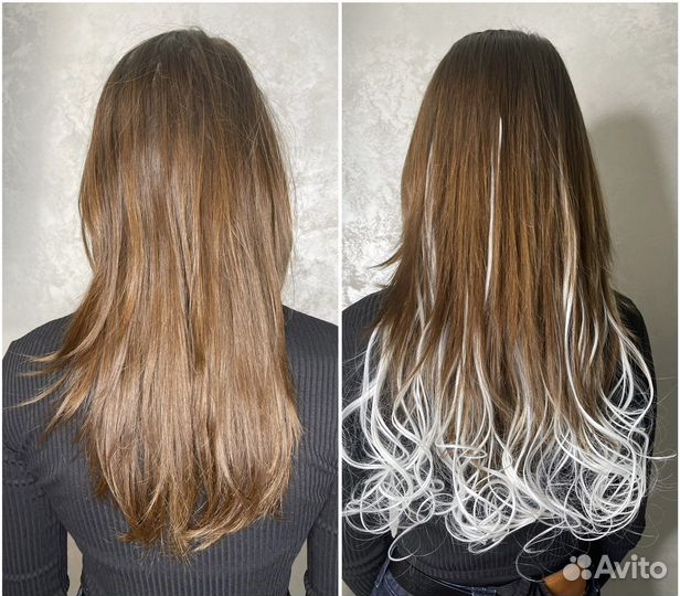 Наращивание волос Афронаращивание