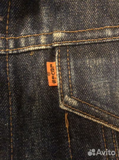 Levis джинсовая куртка винтаж 1975 год