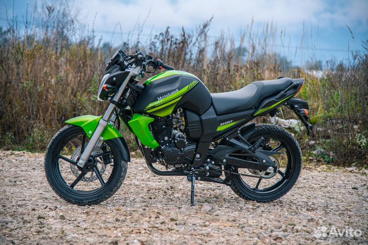 Мотоцикл motoland (мотоленд) bandit 250 зеленый