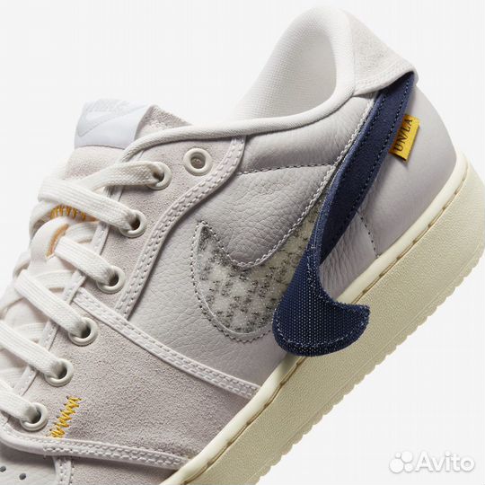 Union LA X Air Jordan 1 KO Low White Neutral Grey