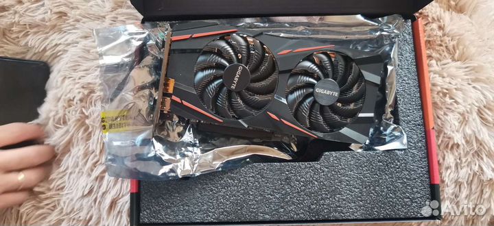 Видеокарта amd radeon rx580/ 8gb, память самсунг