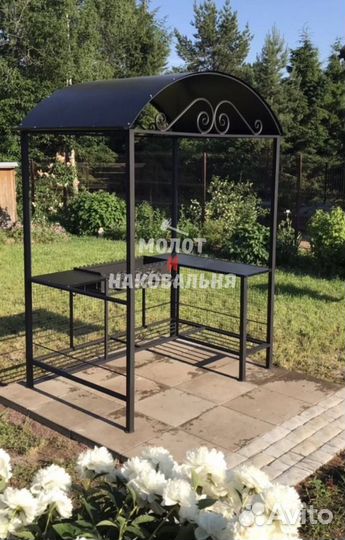 Мангал в стиле лофт