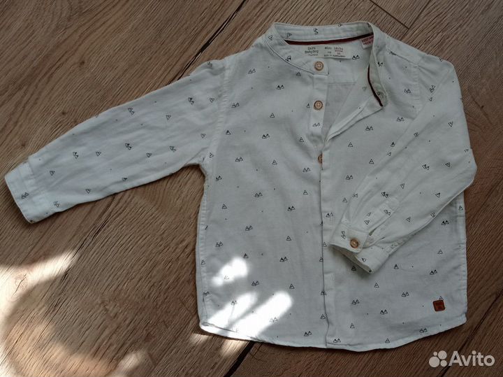 Рубашка zara для мальчика 92