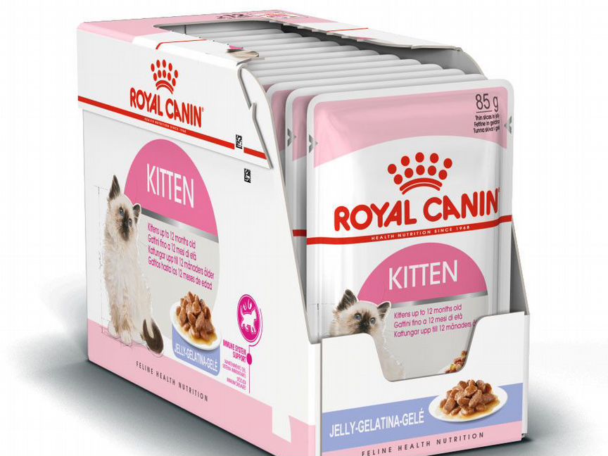 Вл. корм для котят royal canin в желе, 85гр*28шт