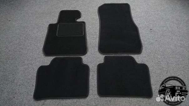 Автоковрики для BMW 3 серии f30, чёрные