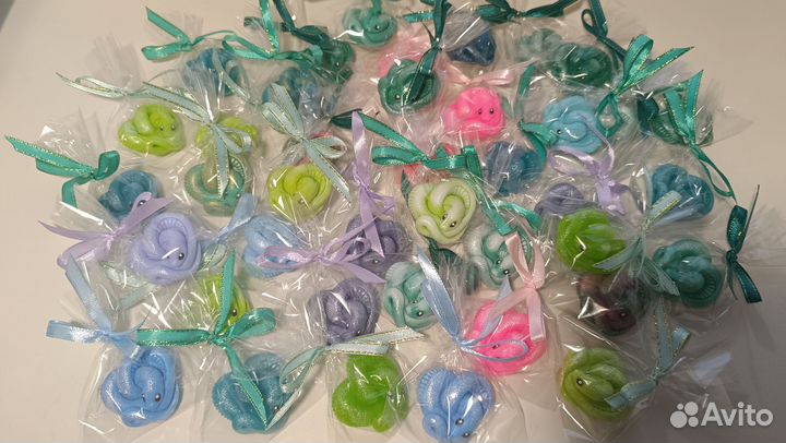 Мини змейки из мыла