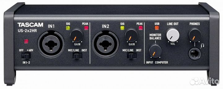 Аудио интерфейс Tascam US-2x2HR