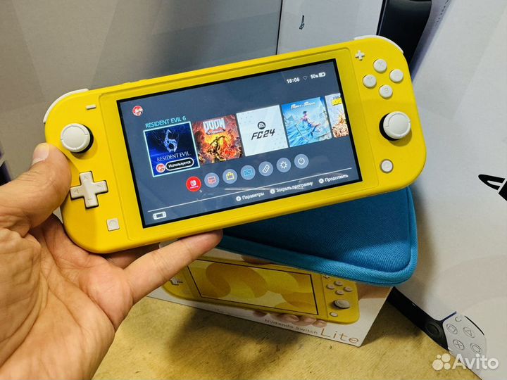 Nintendo switch lite 32/256 прошитая чип