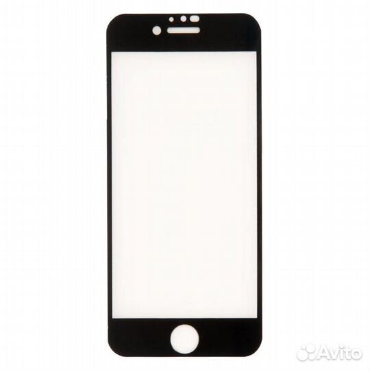 Защитное стекло для iPhone 6, 6S, черное (black) F