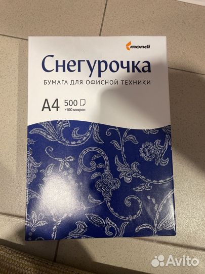 Бумага а4