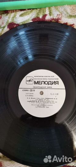 Набор пластинок Моцарт, Мелодия, 6 минипластин