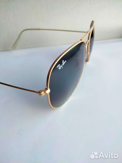 Солнцезащитные очки Рей Бен авиатор капли