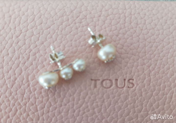 Серьги tous icon pearl оригинал