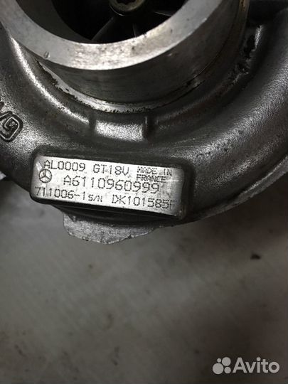 Турбина A6110960999 Mercedes W210 2.2cdi om611