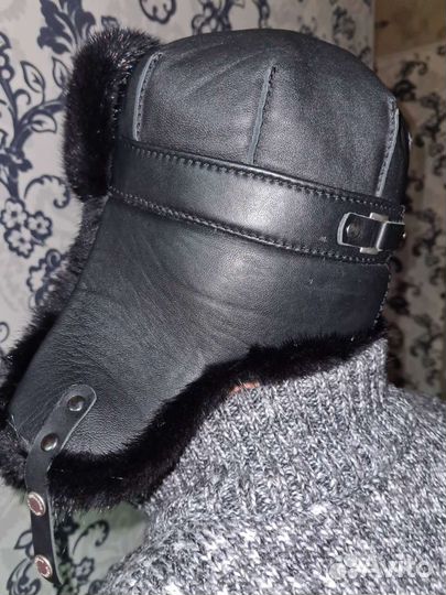 Мужская шапка норковая