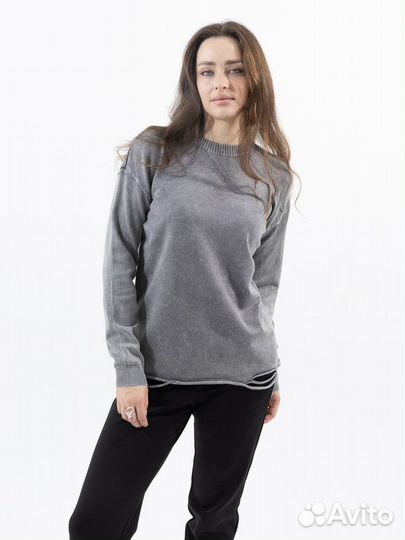 Свитер гранж / Джемпер с рваными элементами