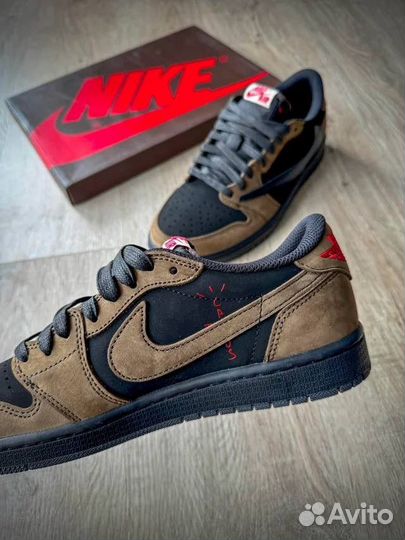 Кроссовки Nike Air Jordan 1 low x Travis Scott