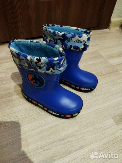 Детские резиновые сапоги 27 размер