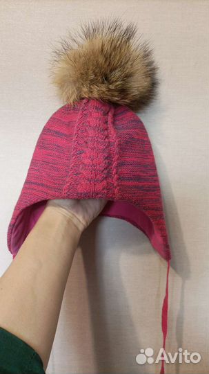 Шапка зимняя для девочки 48 50