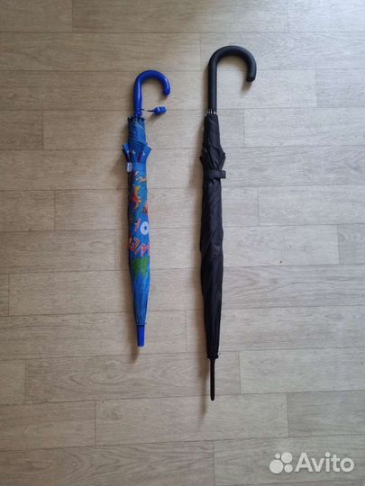 Зонт трость большой и детский