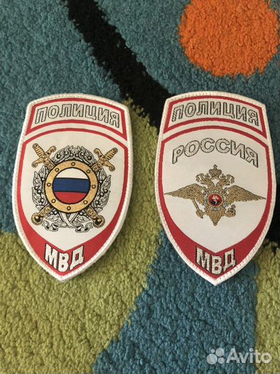 Нашивки на рубашку мвд
