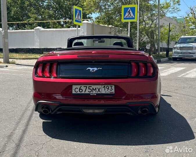 Прокат кабриолета Ford Mustang