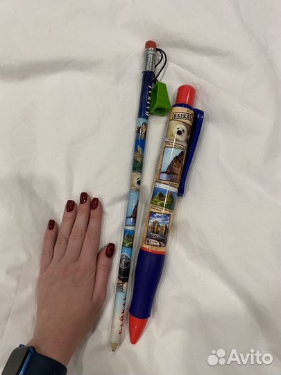 Сувенирные ручка и карандаш