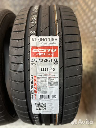 Kumho Ecsta PS71 SUV 275/40 R21 и 315/35 R21 111Y