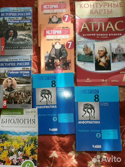Рабочие тетради и учебники