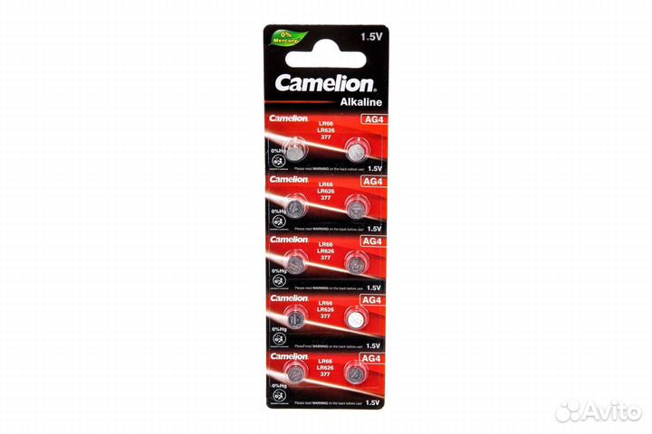 Батарейка LR626 / LR66 / 377 – Camelion
